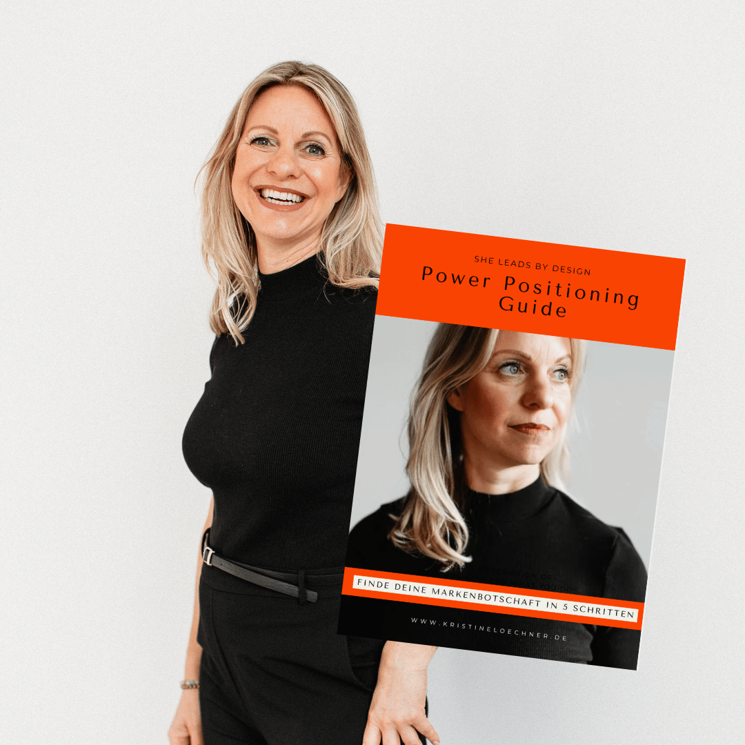 Kristine Löchner<br />
Danke Seite<br />
Power Positioning Guide