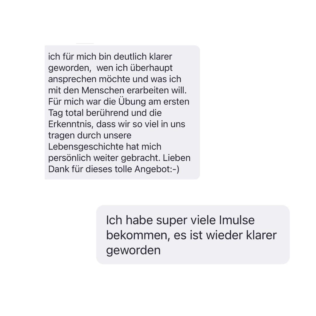 Feedback Kristine Löchner Kristine Löchner Feedback<br />
Human Design<br />
Business Mentoring