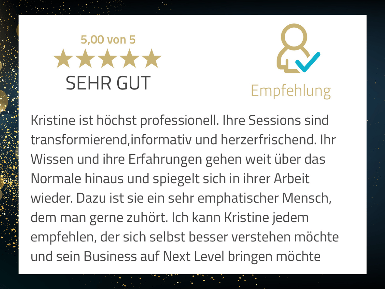 Kristine Löchner Kristine Löchner<br />
Business Mentoring<br />
Feedback<br />
Human Design<br />
Female Leadership